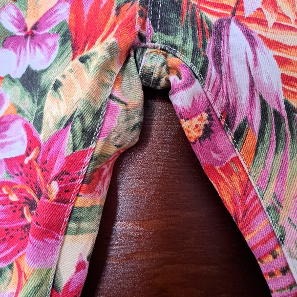 Denim & Supply Ralph Lauren Tropical Floral Skinny Jeans | Size 28 - Picture 9 of 12
